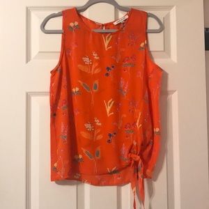 Rose & Olive Floral Blouse Top, S